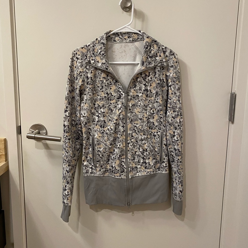 Lululemon Grey Floral Jacket